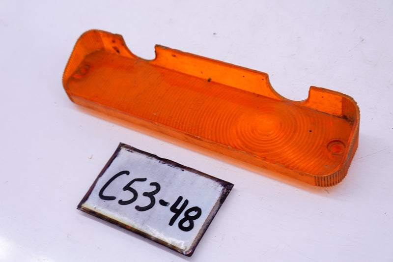 OEM 1964 PLYMOUTH LH TURN SIGNAL AMBER LENS SAE DP 64 P C53-48