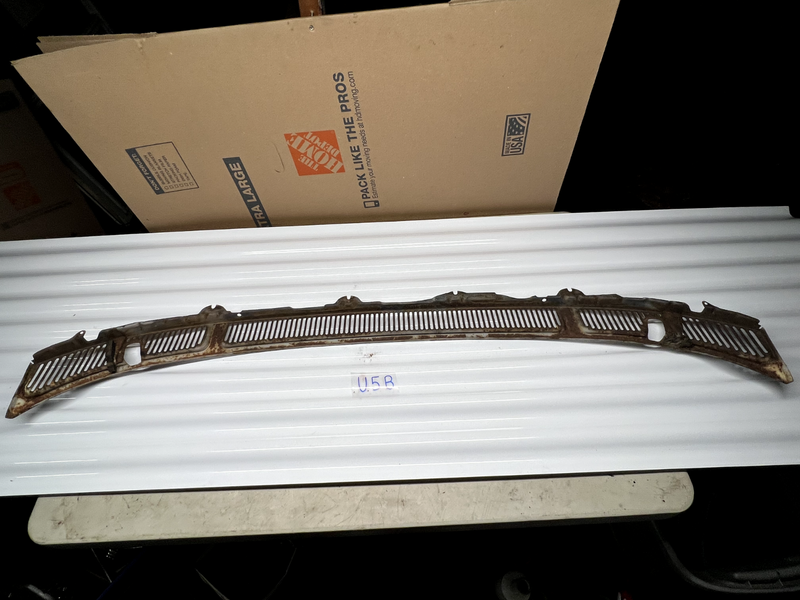 OEM 1960 Chevy Impala Windshield Wiper Cowl Vent Grill Panel Belair U5B-8