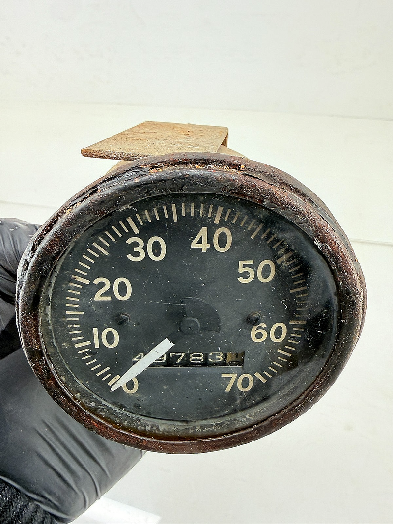 OEM 1946 - 64 Willys Jeep CJ2A CJ3A CJ3B GPW MB Speedo Speedometer 70MPH C33-32