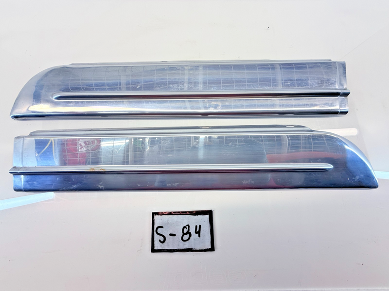 Vintage OEM 1949 Oldsmobile Model 76 88 Front Fender Rocker Molding Set S84