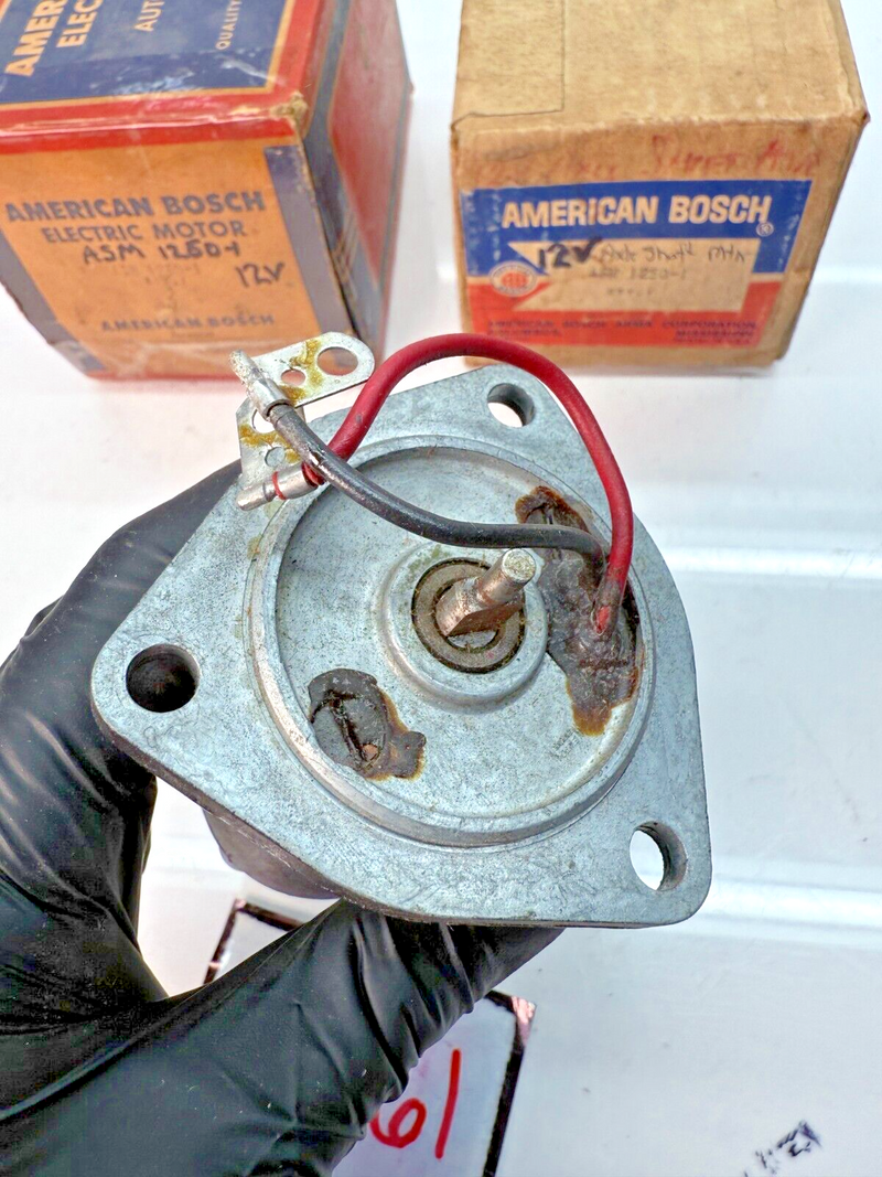 NOS AMERICAN BOSCH AXLE SHIFT MOTOR ASM 1250-1  12 VOLT C2-61