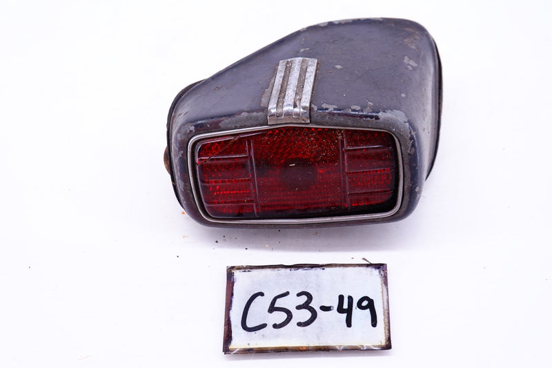 1940 Pontiac Deluxe RH Tail Light Housing Stimsonite Glass Lamp Lens C53-49