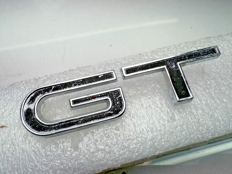 REMAN 1967 FORD MUSTANG GT FENDER EMBLEM Badge SET (4) 67 B32-125