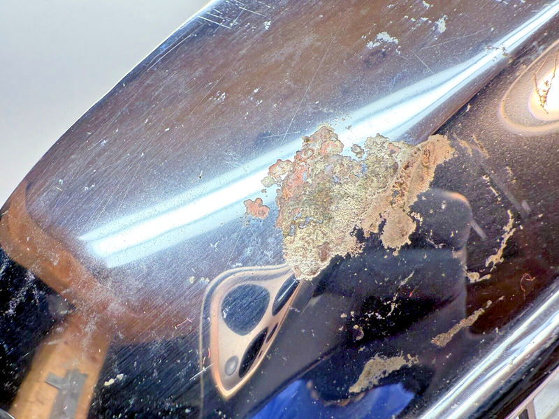 OEM Mercedes W114 W115 68-76 Radiator Shroud Guard Grill Radiator Cowl Emblem P4