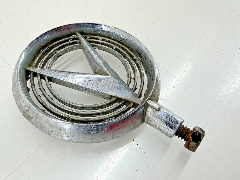 OEM 1955 Buick Roadmaster Chrome V Hood Ornament Emblem E7-112