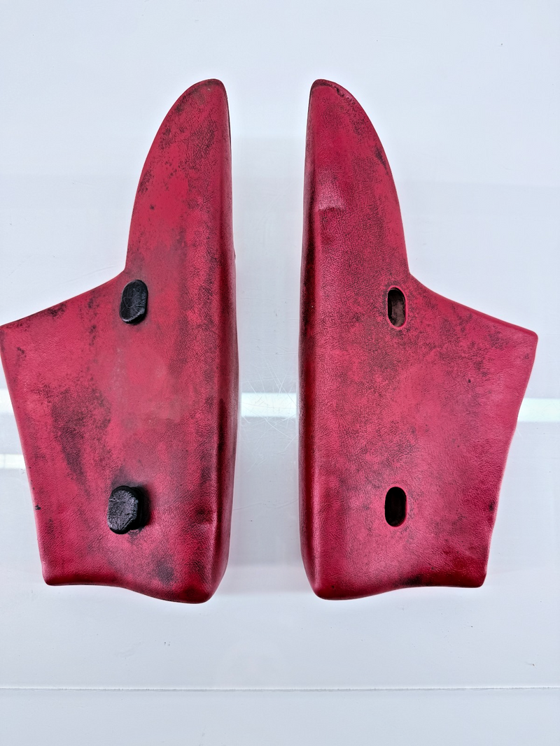 OEM 1964 1965 Thunderbird Landau Convert RED INTERIOR REAR ARM REST PADS C32-32
