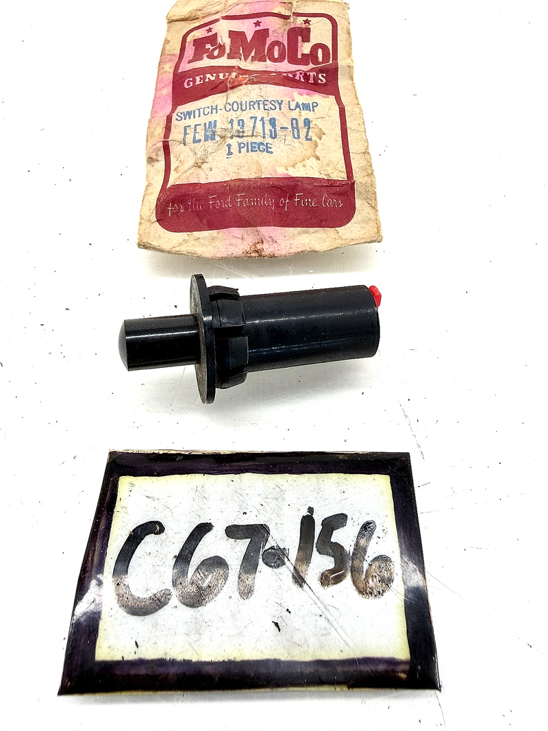 NOS 1965 1966 1967 FORD MUSTANG COURTESY LAMP SWITCH FEW-13713-B2 C67-156