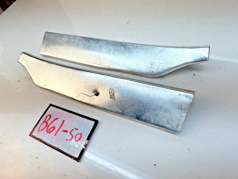 OEM 1960 Chevy Impala Pair Lower Grille Trim Filler Splash Shield Molding B61-50