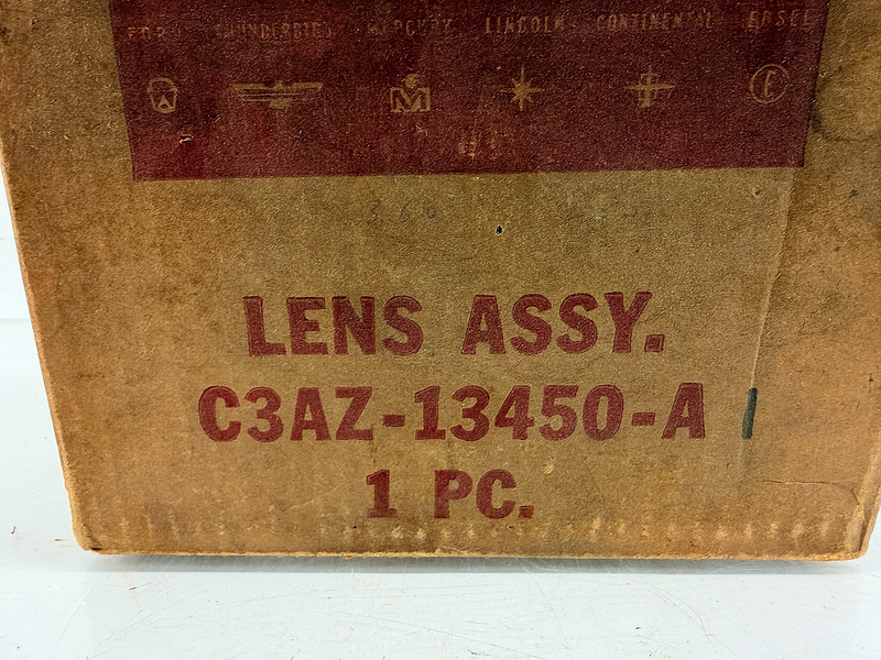 NOS 1963 Ford Galaxie Taillight Lenses C3AZ-13450-A C60-1