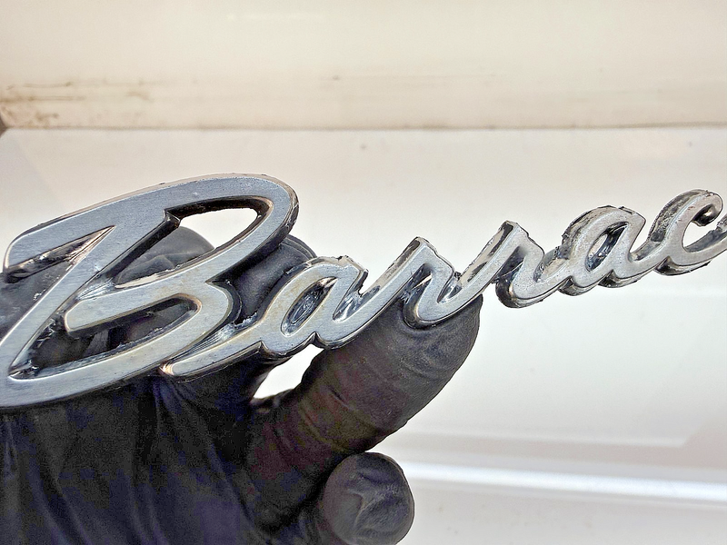 Vintage OEM 1968 Plymouth Barracuda Front Emblem 68 2786559 E8-61