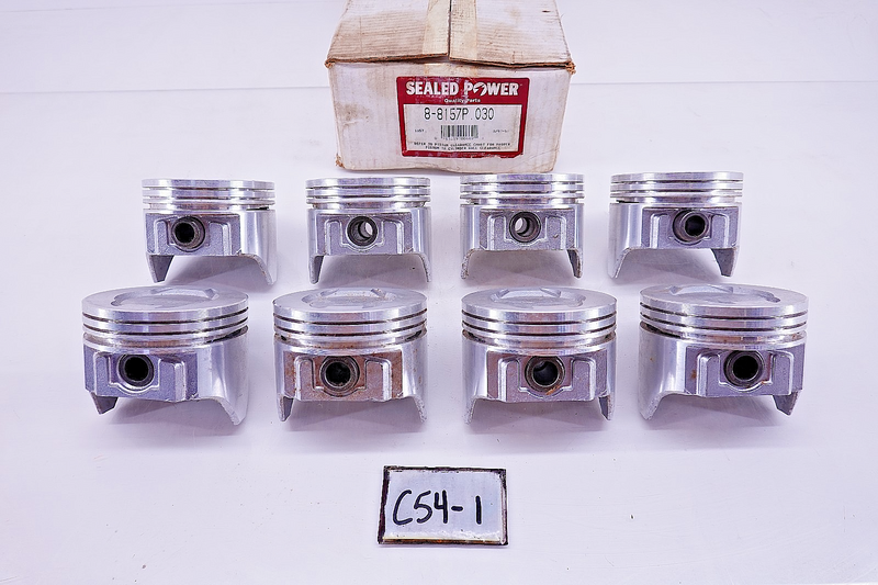 NOS Sealed Power 8157P .030 Piston Set of 8 1964 - 1968 Ford V8 5.0L 5.0 C54-1