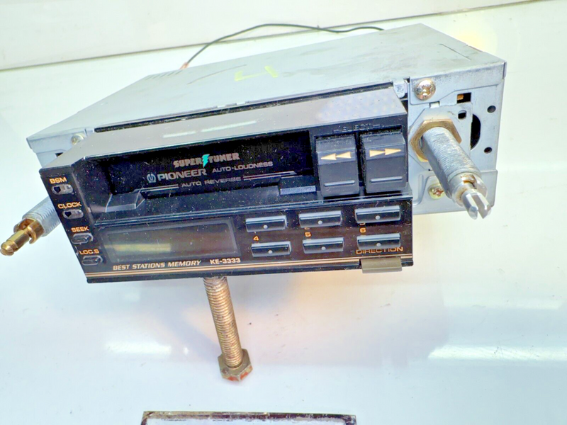 Excellent!!! PIONEER KE-3333 /2323 AM/FM Stereo Cassette Car Stereo System B58-4