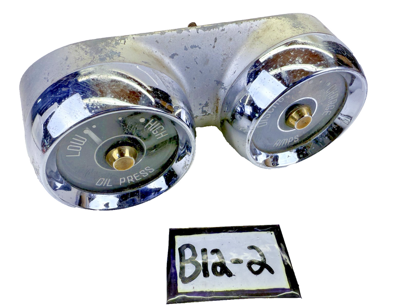 OEM 1957 1958 DeSoto Dash Housing Gauges Oil Pressure Amps Gauge Rat Rod B12-2