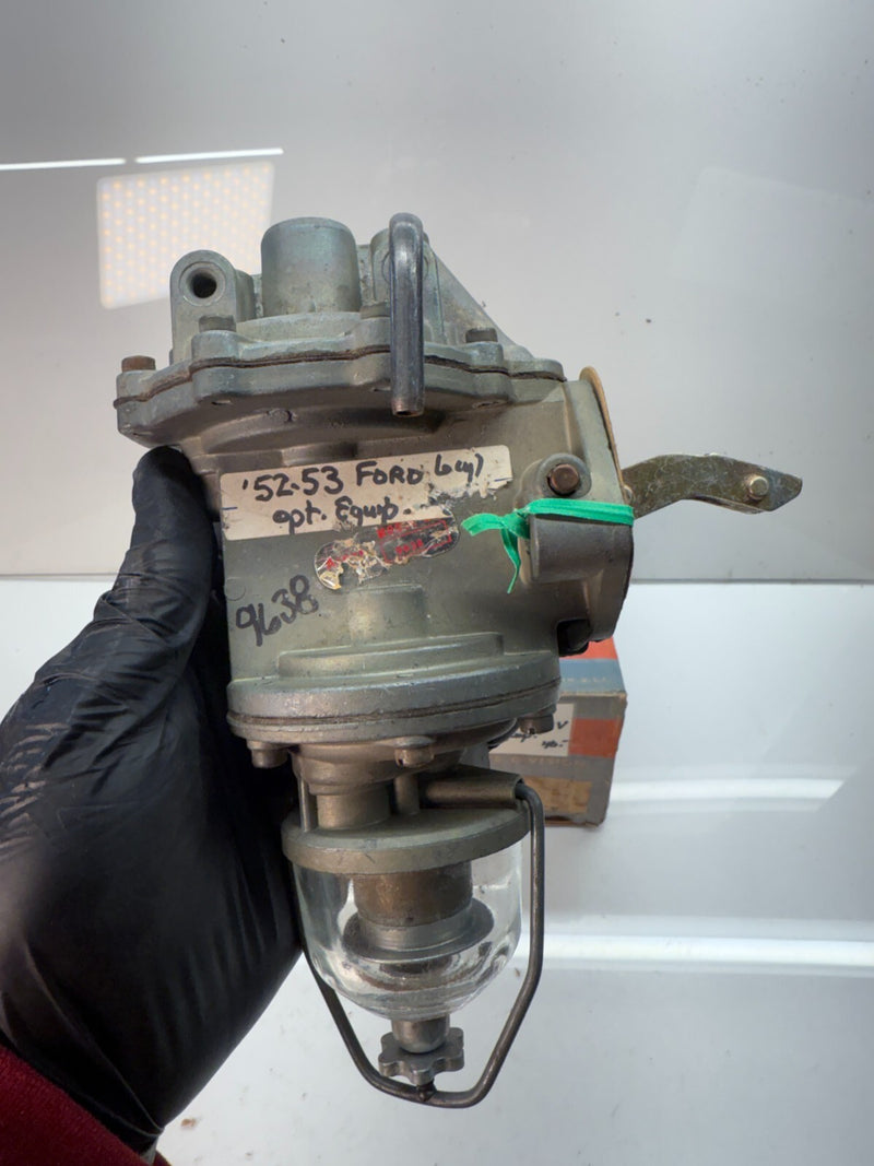 NORS 1952 1953 FORD 6 CYLINDER DUAL ACTION FUEL PUMP AC 9638 52 53 F-71