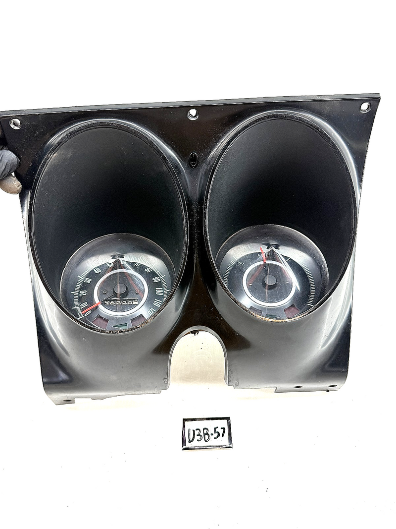 1967 1968 Camaro Firebird Fuel Gauge Cluster w/ 120 mph Speedometer 6457863 U3B