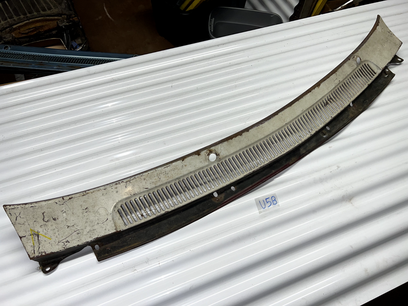 OEM 1965 Chevy Impala SS Hardtop Windshield Wiper Cowl Vent Panel 65 66 U5B-7