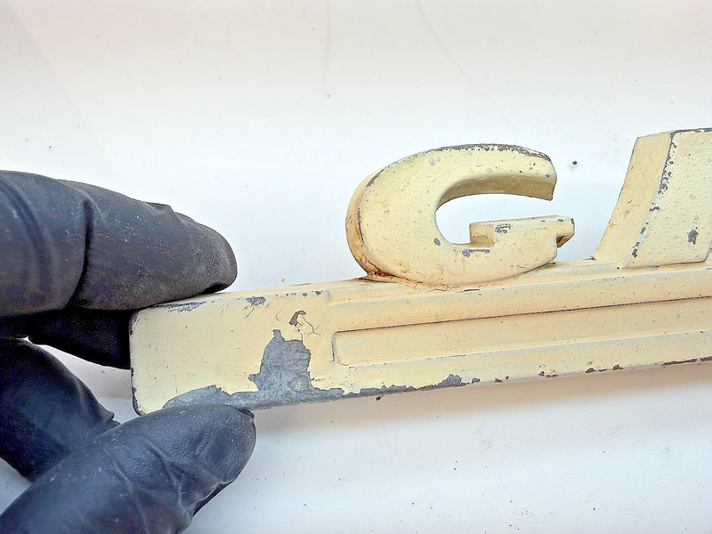 OEM 1947 - 1953 GMC Truck Hood Side Emblem 2223966 E8-31