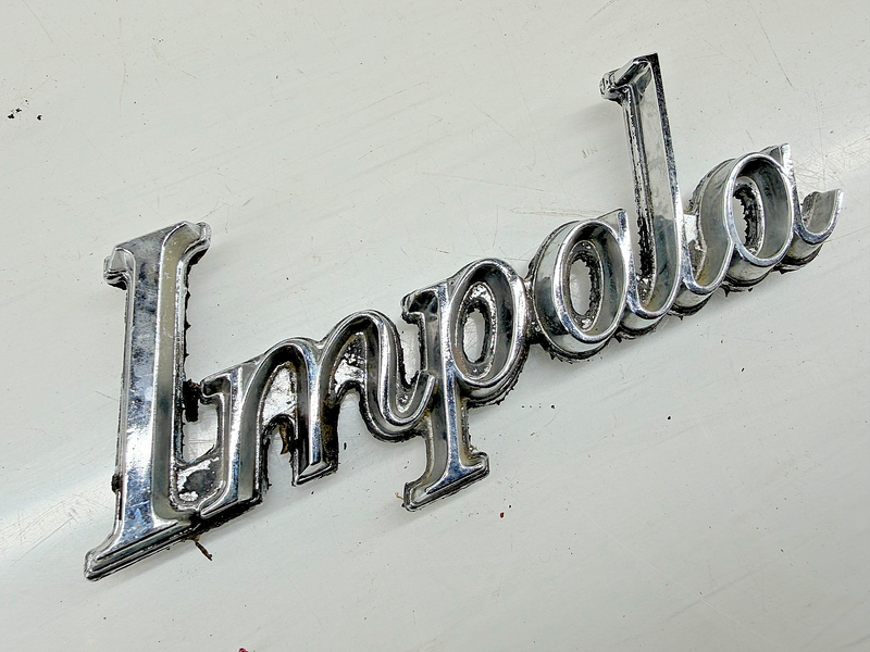OEM 1977 - 1985 Chevrolet Impala Chrome Script Emblem E9-18