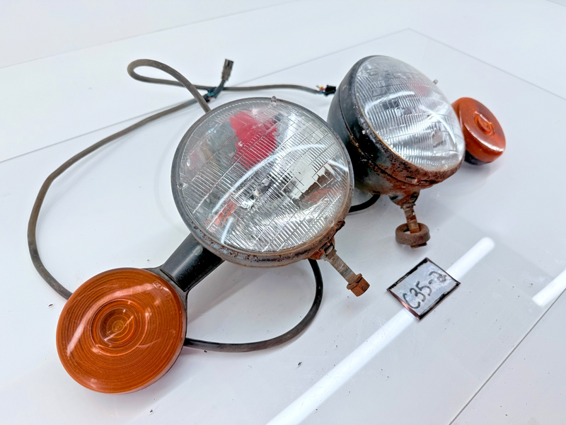 RARE Dietz 70’s- 80’s Truck Snow Plow Lights Chevy Ford Dodge Jeep RAT ROD C35-2