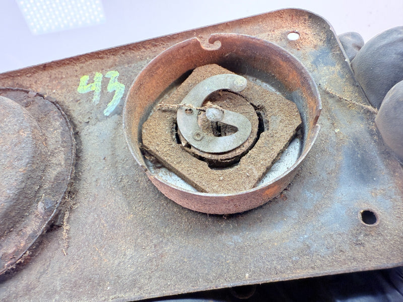 Vintage Original 1919 - 1925 Ford Model T Switch Gauge Dash Plate C24-43