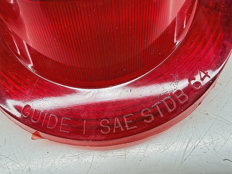 NOS 1964 Chevrolet Biscayne Tail Light Lens Pair SAE STDB 64 5955340 C71-2