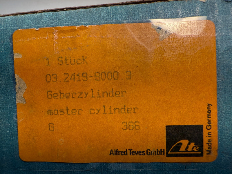 NOS Clutch Pump BMW E12 E21 E23 E24 E30 72 - 92 Brand ATE 03.2419-9000.3 C13-27