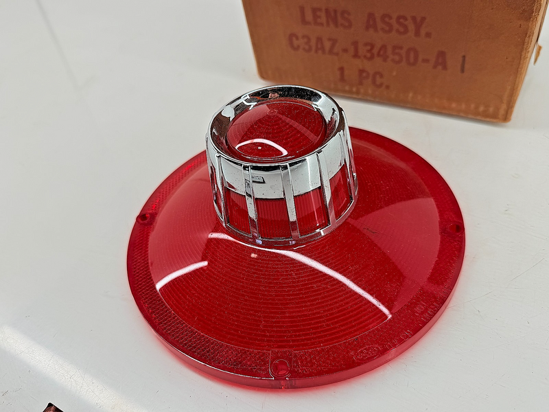 NOS 1963 Ford Galaxie Taillight Lenses C3AZ-13450-A C60-1