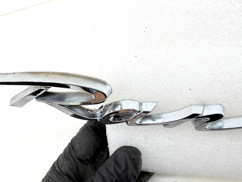 OEM 1966 1967 Ford Ranch Wagon Fender Chrome Emblem C69-25
