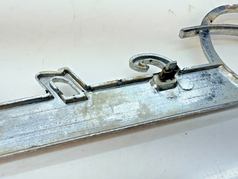 Vintage OEM 1955 Buick Century Script Emblem Badge E5-4