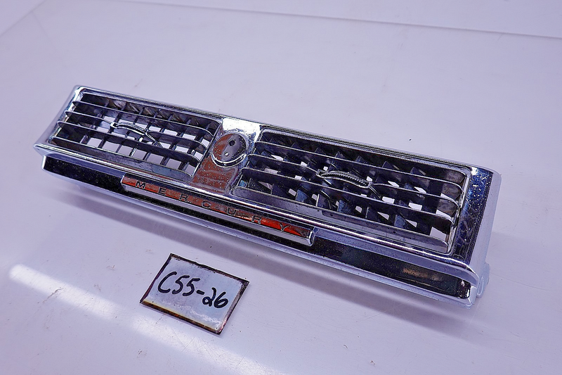 Rare OEM 1964 MERCURY COMET Chrome Dash Vents Bezel C55-26
