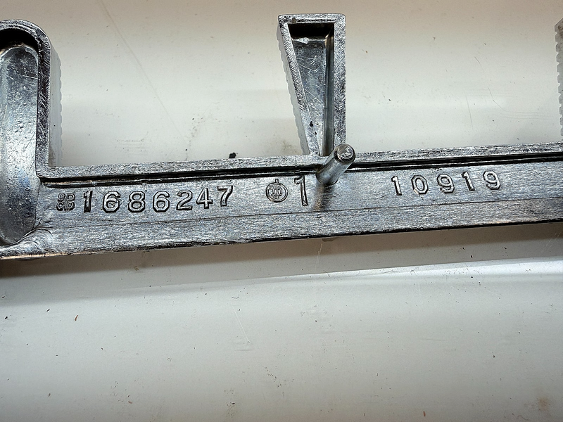 NOS 1957 1958 Plymouth Savoy Emblem Nameplate Badge Mopar 1686247 E8-37