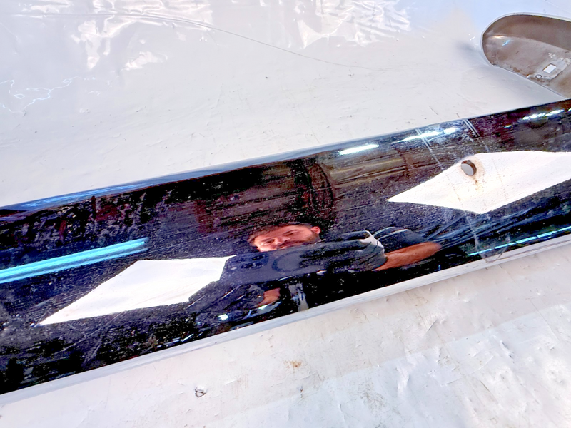 NICE ORIGINAL 1960 Chevy Impala Chrome Rear Bumper Corner RH U5B-108