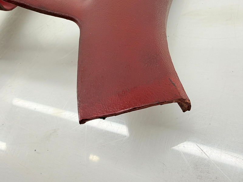 1983 - 1986 FORD Mustang Foxbody Convertible PAIR Red A-Pillar Trim E3ZB-6103598