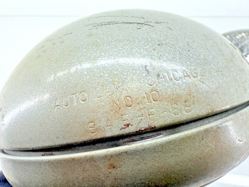 Vintage PAIR AUTO LAMP Model 10 / 600 Fog Lamp Driving Light HOT RAT ROD C37-10