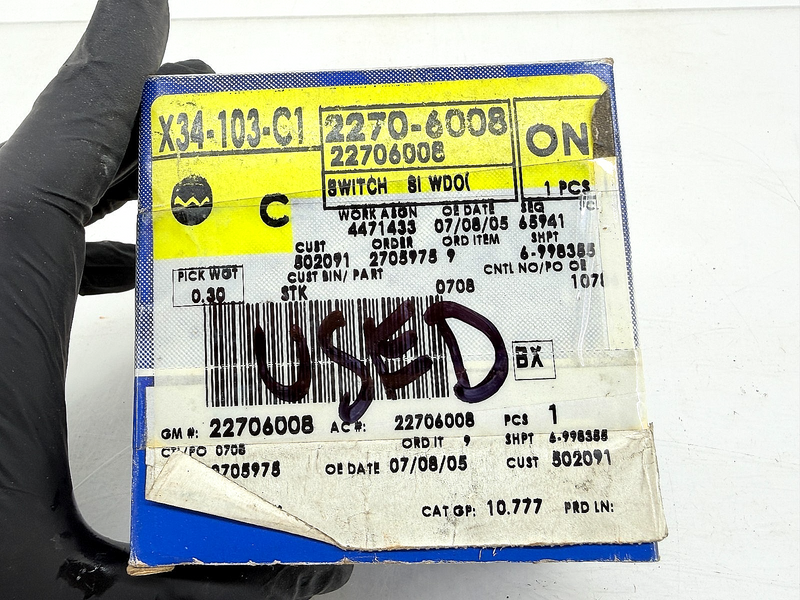 OEM 1997 - 2005 Chevy Malibu Impala Master Power Window Switch 22706008 C30-50