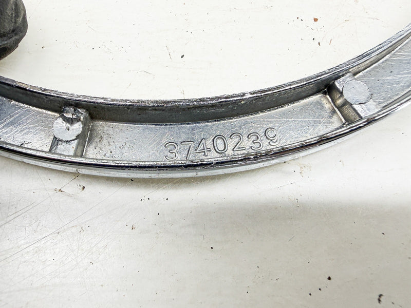 OEM 1958 - 1961 C1 Chevy Corvette Chrome Front Rear Emblem Bezel 3740239 C79-45