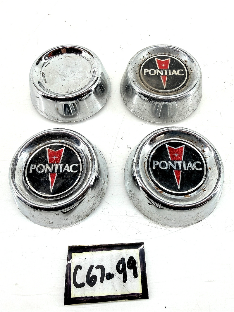 RARE OEM Pontiac Firebird Trans Am SET of Center Caps 200838 C67-99