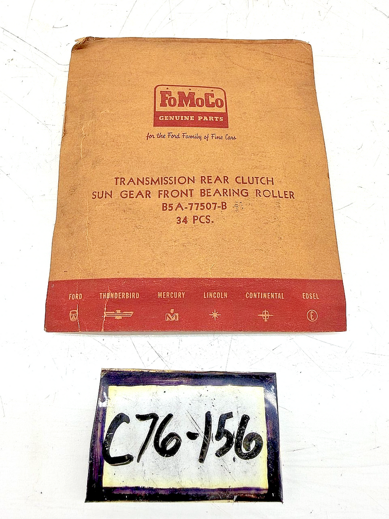 NOS 1955 - 1968 FORD-O-MATIC SUN GEAR BEARING ROLLERS 34 PC B5A-77507-B C76-156