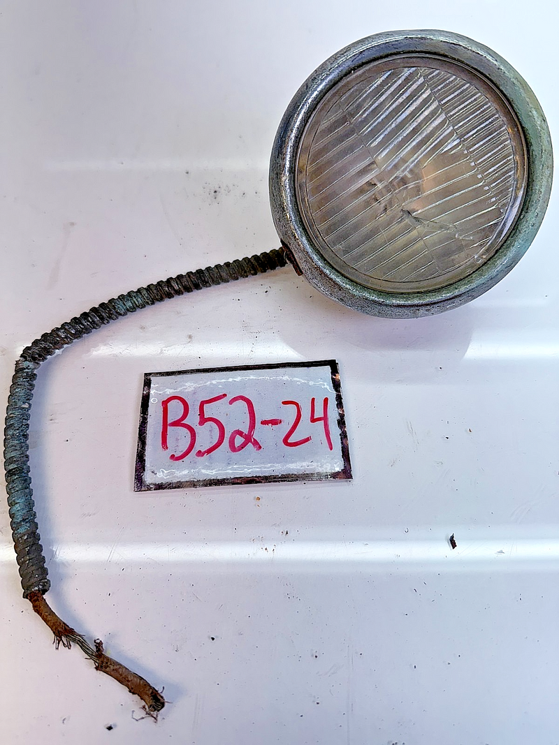 RARE VINTAGE 1920's - 1930's COWL LIGHT Great Patina! Rat Rod B52-24