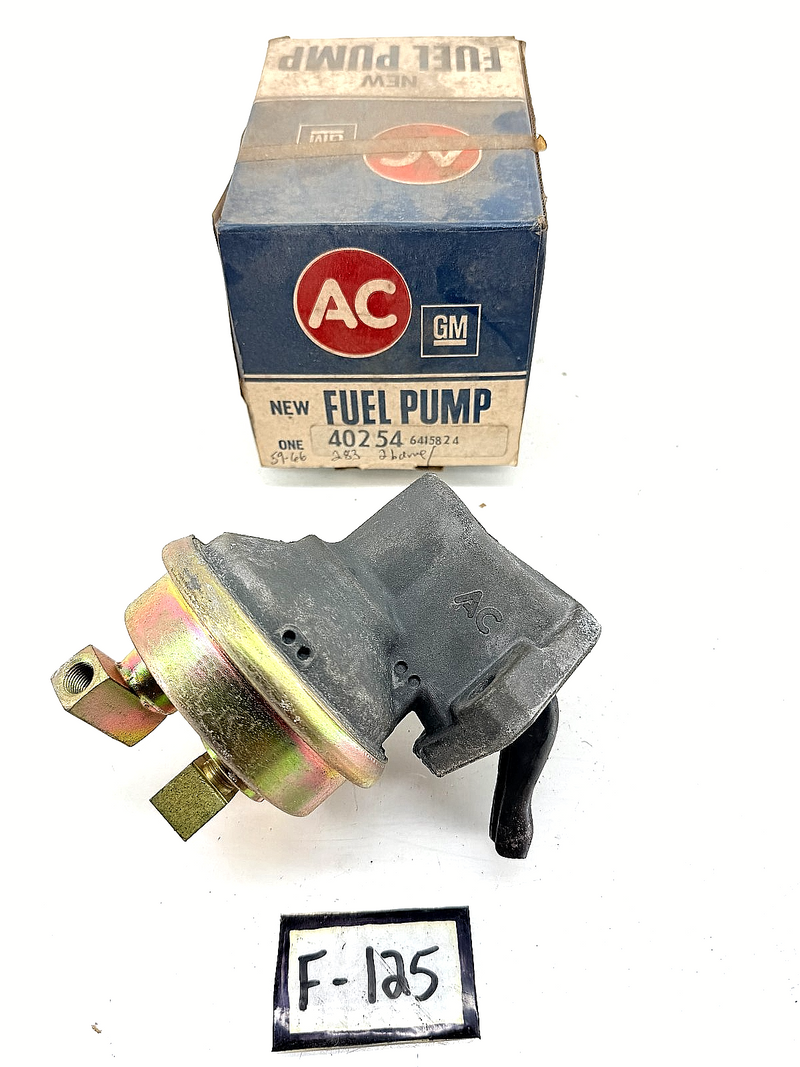 NOS AC 40524 Fuel Pump 40510 1959 - 1966 Chevy 283 Chevelle Impala Nova F-125