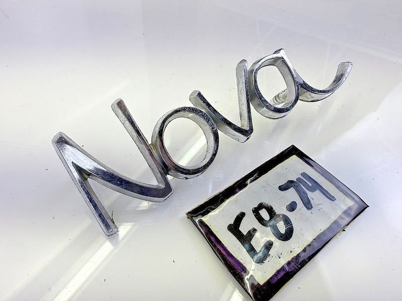 OEM 1968 - 1972 Chevrolet Nova Fender Emblem GM 3943200 E8-74
