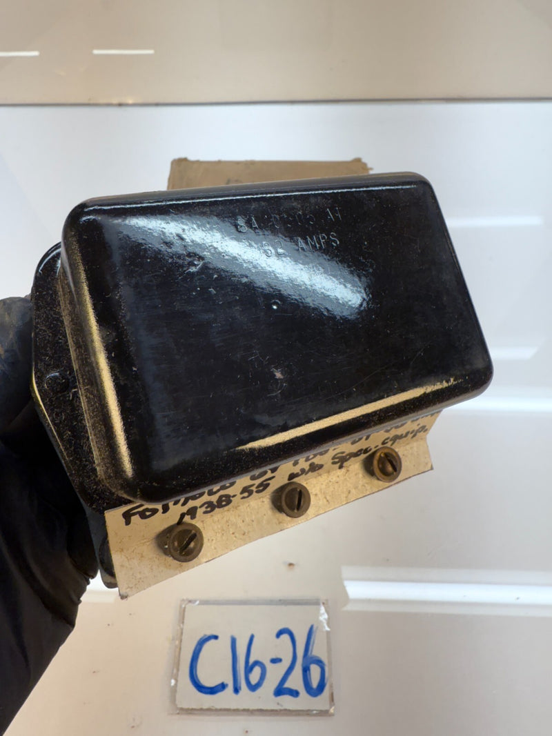 NOS FORD BOX OEM VOLTAGE REGULATOR MERC LINCOLN 50'S 8A-10505-A1 C16-26