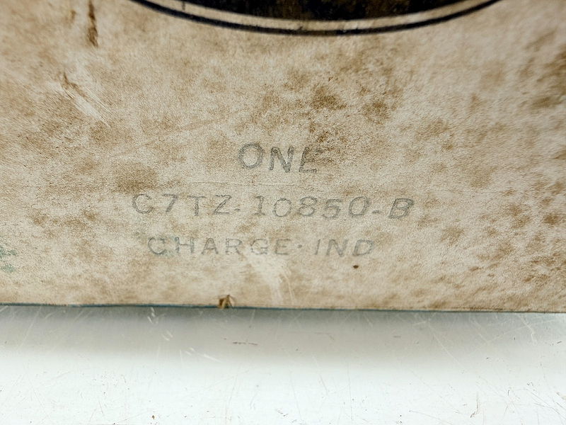 NOS 1967 - 1972 Ford Truck AMP Gauge Charge Indicator DC C7TZ-10850-B C72-12