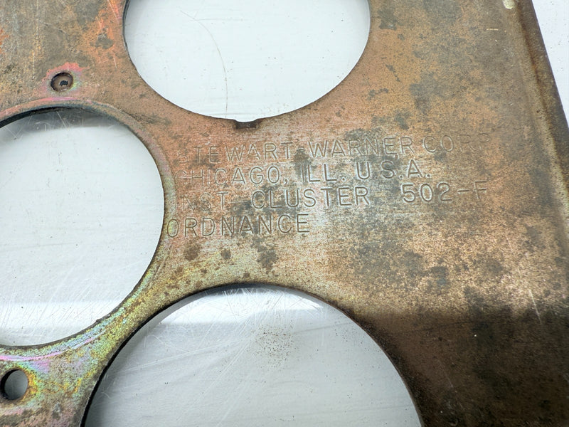 Original Jeep Willys Kaiser M38 Instrument Panel Gauge Speedometer Cluster C37-3