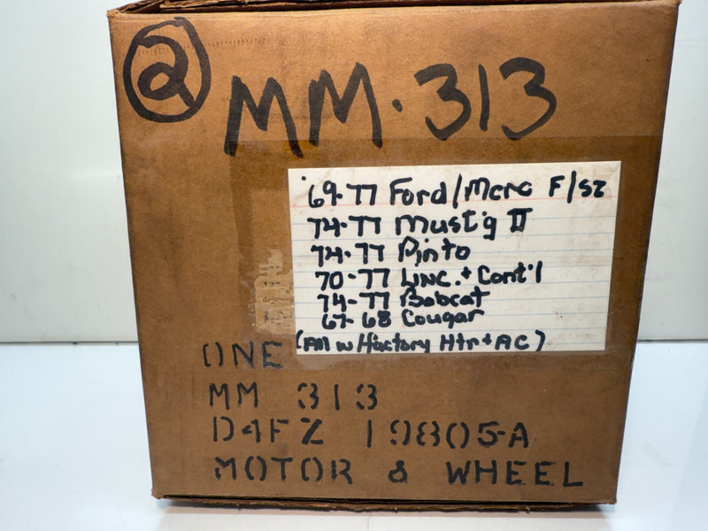 NOS 1974 1975 Mustang Pinto Bobcat Air Conditioner Blower Motor D4FZ-19805 B47-2