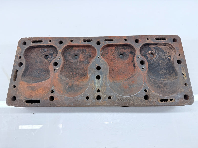 OEM Jeep Willys CJ2A CJ3A L-134 Cylinder Head MB? GPW? L134 640161 W4 WWII U1B-5