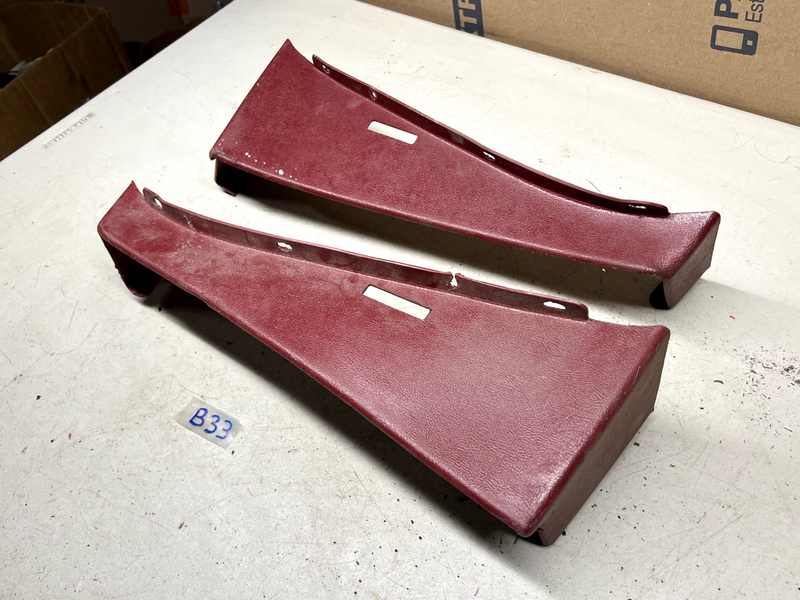 1964-1966 FORD THUNDERBIRD  GALAXIE AND MERCURY BUCKET SEAT TRACK COVER TRIM B33