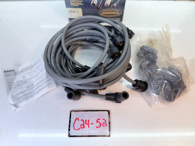 NOS Autolite Professional Spark Plug Wire Set 7mm Black 96411 C24-52