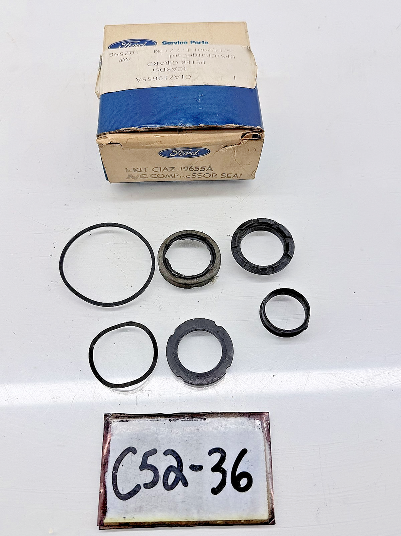 NOS 1964 - 1967 Ford Mustang GT Falcon Fairlane A/C Compressor Seal Kit C52-36