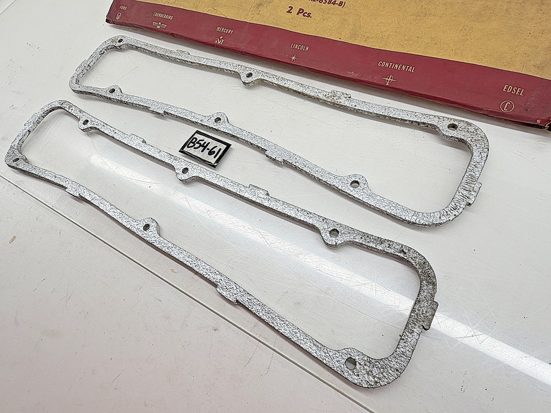 (1) NOS 1954 - 1960 Ford Mercury Y-Block V8 Valve Cover Gasket Set 1957 B54-61